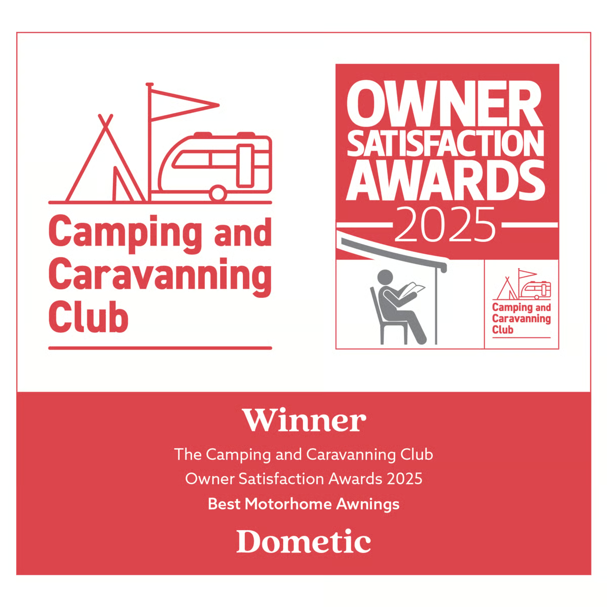 Camping and Caravanning Club Owner Satisfaction Awards 2025 Winner